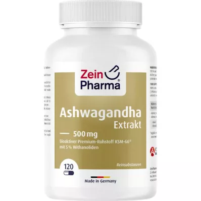 ASHWAGANDHA EXTRAKT 500 mg capsules, 120 st
