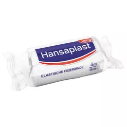 HANSAPLAST elastische fixatieband, gecrept 8 cm x 4 m, 1 st