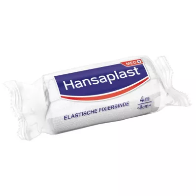 HANSAPLAST elastische fixatieband, gecrept 8 cm x 4 m, 1 st HANSAPLAST elastische fixatieband, gecrept 8 cm x 4 m, 1 st