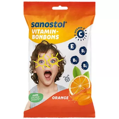 SANOSTOL Vitaminesnoepjes sinaasappel, 75 g