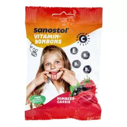 SANOSTOL Vitaminesnoepjes framboos-cassis, 75 g