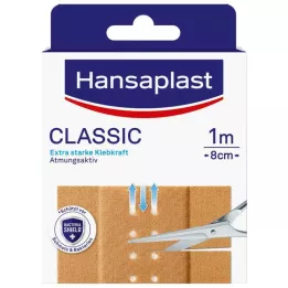 HANSAPLAST Klassiek gips 8cm x1 m, 1 st