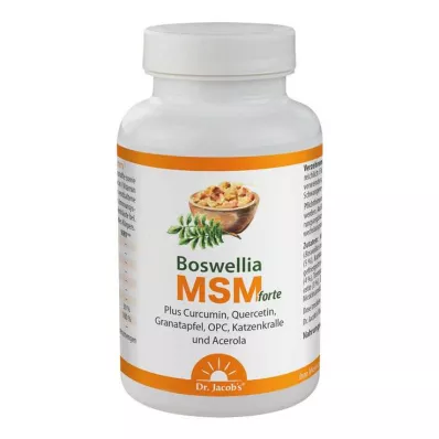 BOSWELLIA MSM forte Dr.Jacobs tabletten, 90 stuks BOSWELLIA MSM forte Dr.Jacobs tabletten, 90 stuks