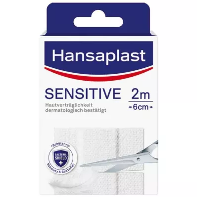 HANSAPLAST Gevoelige pleister hypoallergeen 6 cmx2 m, 1 st HANSAPLAST Gevoelige pleister hypoallergeen 6 cmx2 m, 1 st
