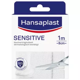 HANSAPLAST Gevoelig gips hypoallergeen 8 cmx1 m, 1 st