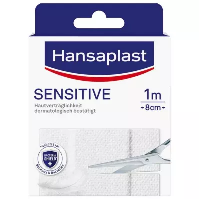 Hansaplast Gevoelige Pleister hypoallergeen 8 cmx1 m, 1 st Hansaplast Gevoelige Pleister hypoallergeen 8 cmx1 m, 1 st