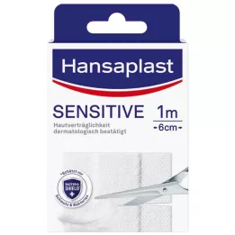 HANSAPLAST Gevoelig gips hypoallergeen 6 cmx1 m, 1 st