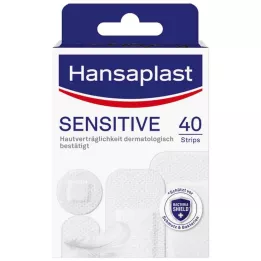 HANSAPLAST Hypoallergene pleisterstrips voor gevoelige huid, 40 stuks