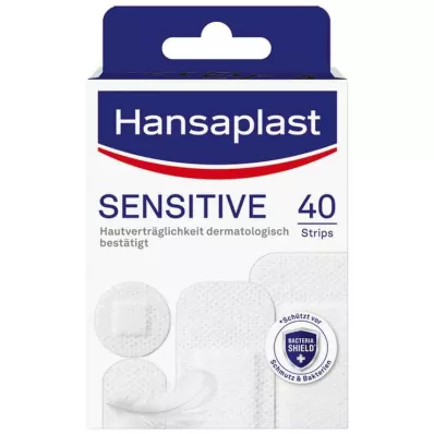 HANSAPLAST Hypoallergene pleisterstrips voor gevoelige huid, 40 stuks HANSAPLAST Hypoallergene pleisterstrips voor gevoelige huid, 40 stuks