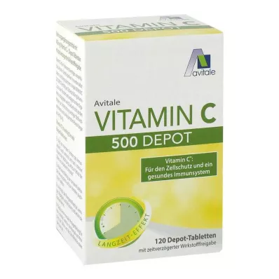 VITAMIN C 500 mg Depot Tabletten, 120 stuks VITAMIN C 500 mg Depot Tabletten, 120 stuks