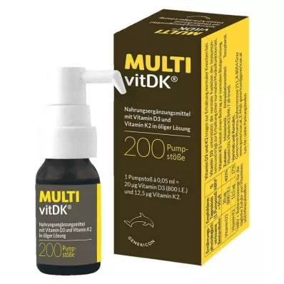 MULTIVITDK Vitamine D3+K2-oplossing, 10 ml