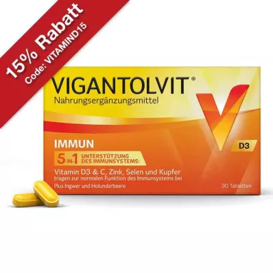 VIGANTOLVIT Immuunfilmomhulde tabletten, 30 stuks VIGANTOLVIT Immuunfilmomhulde tabletten, 30 stuks