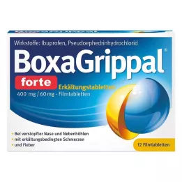 BOXAGRIPPAL forte Koude Tab. 400 mg/60 mg FTA, 12 st