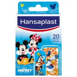 HANSAPLAST Kinderpleisterstrips Mickey &amp; Vriendjes, 20 stuks