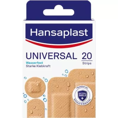 HANSAPLAST Universele pleisterstrips, waterdicht, 20 st