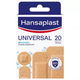 HANSAPLAST Universele pleisterstrips, waterdicht, 20 st