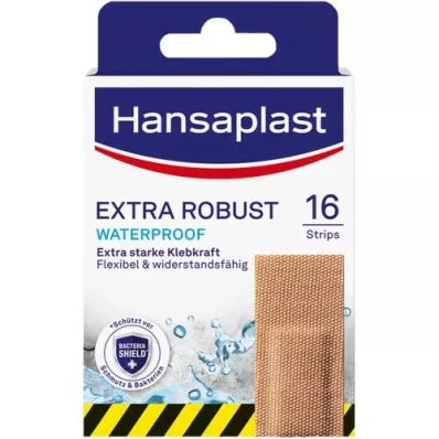 HANSAPLAST extra robuuste waterdichte pleisterstrips, 16 stuks