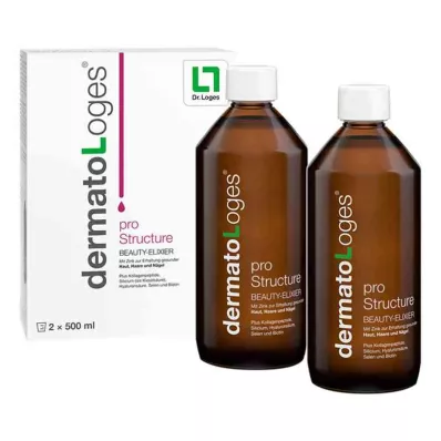 dermatoLoges proStructure - silicium, collageen en hyaluronzuur (2x500 ml)