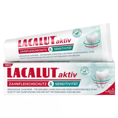 Lacalut actieve tandvleesbescherming &amp; gevoeligheid, 75 ml