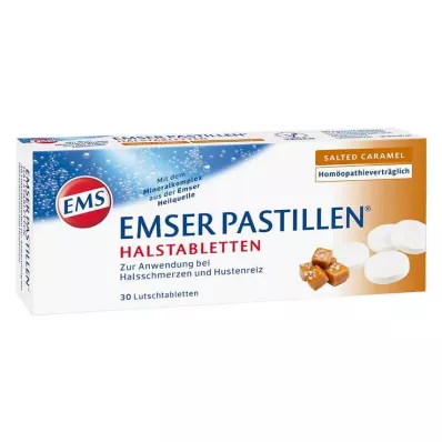 Emser Pastilles Gezouten Karamel Keeltabletten, 30 st Emser Pastilles Gezouten Karamel Keeltabletten, 30 st