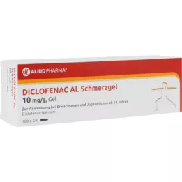 DICLOFENAC AL Pijngel 10 mg/g, 120 g