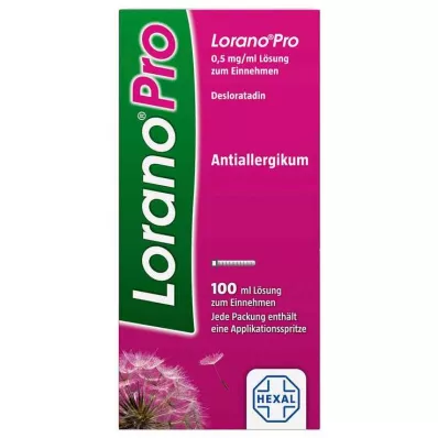 LORANOPRO 0,5 mg/ml orale oplossing, 100 ml