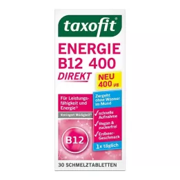 TAXOFIT Energy B12 400 smelttabletten, 30 stuks