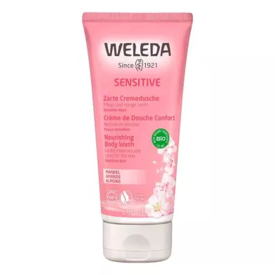 WELEDA Amandel Gevoelige Delicate Crème Douche, 200 ml