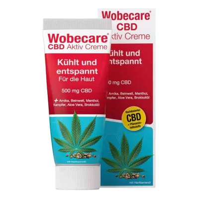 WOBECARE CBD Actieve crème, 100 ml WOBECARE CBD Actieve crème, 100 ml