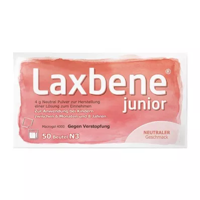 Laxbene® junior 4 g Neutraal Kinderen 6M-8Y, 50X4 g Laxbene® junior 4 g Neutraal Kinderen 6M-8Y, 50X4 g