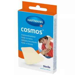 COSMOS Schuurpleister 45x65 mm steriel, 4 stuks
