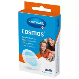 COSMOS Brandwondenpleister 43x68 mm, 8 stuks