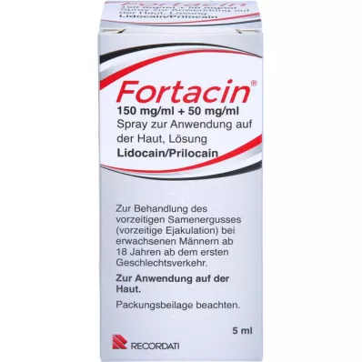 FORTACIN 150 mg/ml + 50 mg/ml spray voor toepassing op de huid, 5 ml