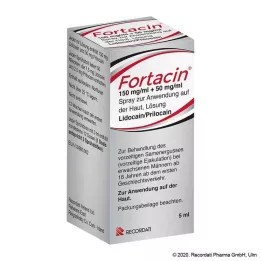 FORTACIN 150 mg/ml + 50 mg/ml spray voor toepassing op de huid, 5 ml