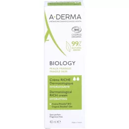 A-DERMA Biologische rijke dermatologische crème, 40 ml