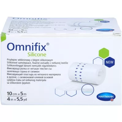 OMNIFIX siliconen fixatievlies 10 cm x 5 m, 1 st