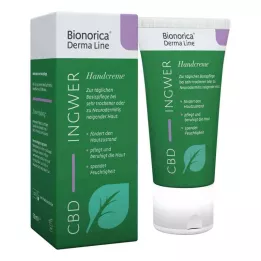BIONORICA Derma Line Ginger-CBD Handcrème, 50 ml