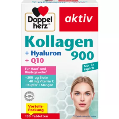 DOPPELHERZ Collageen 900 tabletten, 100 stuks