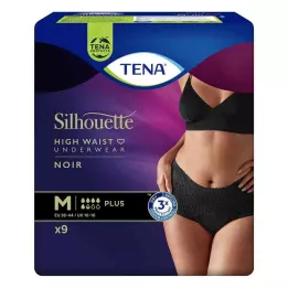 TENA SILHOUETTE plus M noir, 9 pc