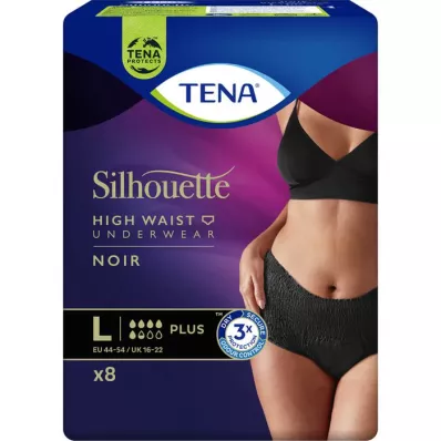 TENA SILHOUETTE plus L noir, 8 pc