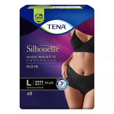 Tena Silhouette Plus L Zwart (8 stuks) Tena Silhouette Plus L Zwart (8 stuks)