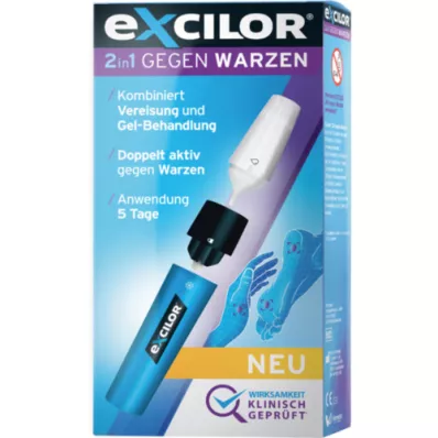 EXCILOR 2in1 tegen wratten combipakket, 1 p