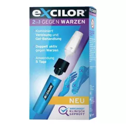 EXCILOR 2in1 tegen wratten combipakket, 1 p