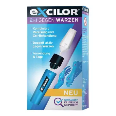 EXCILOR 2in1 tegen wratten combipakket, 1 p