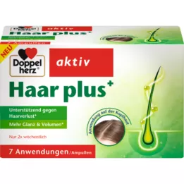 DOPPELHERZ Haar plus ampullen, 7 stuks