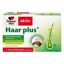 DOPPELHERZ Haar plus ampullen, 7 stuks
