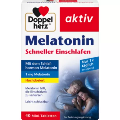 DOPPELHERZ Melatonine tabletten, 40 stuks