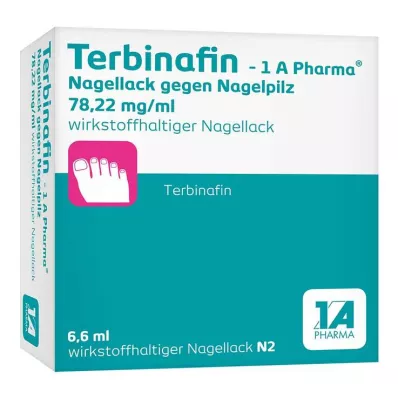 Terbinafin-1A Pharma nagellak tegen nagelschimmel, 6,6 ml