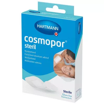 Cosmopor® steriel 5x7,2 cm, 5 st Cosmopor® steriel 5x7,2 cm, 5 st