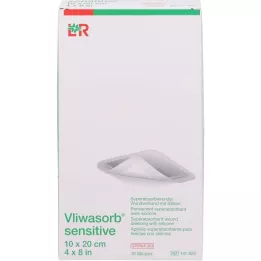 VLIWASORB gevoelig 10x20 cm superabsorberend wondverband, 10 stuks